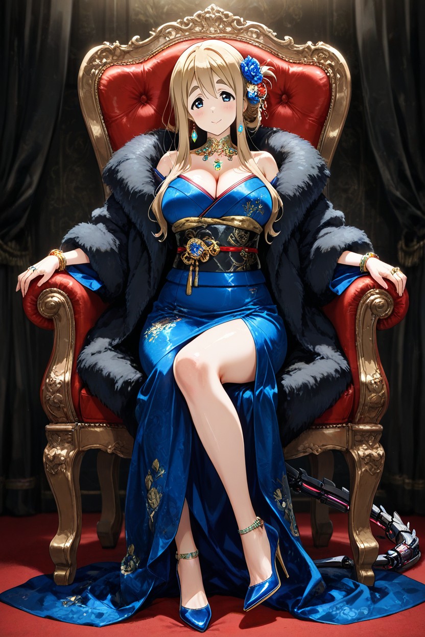 25+, Wind In Her Hair, Kotobuki Tsumugi Hentai AI Porn