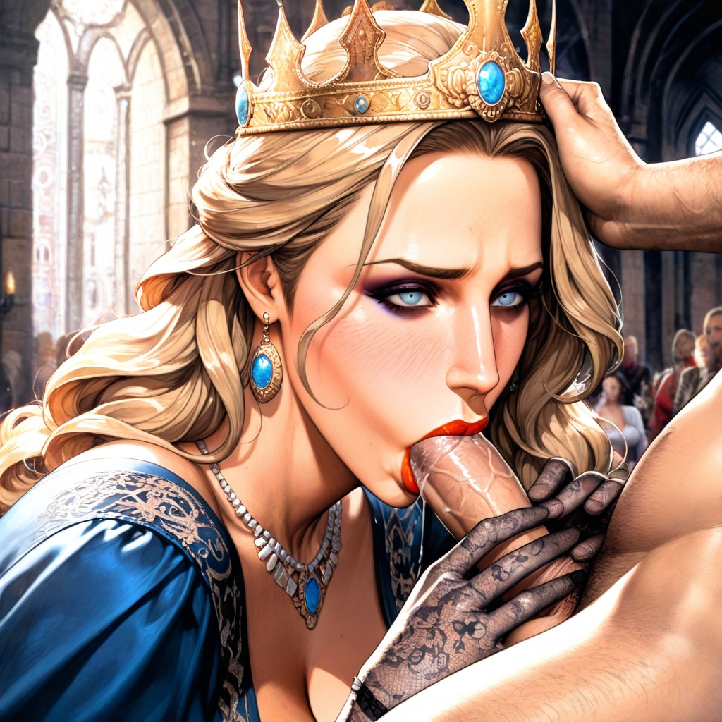 Detailed Eyes, Fat, Kneeling Hentai AI Porn