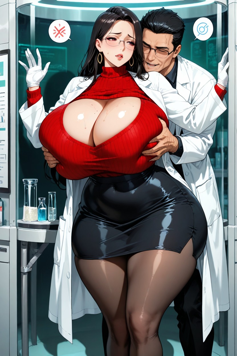 Hard Shadow, Woman Has Brown Skin, Ultra Detailed Hentai AI Porn