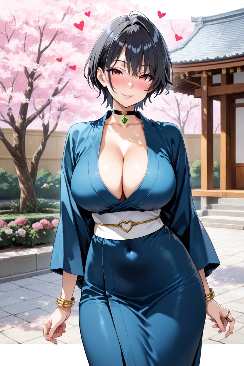 Many Details, White Belt, Sensual Pose Hentai AI Porn