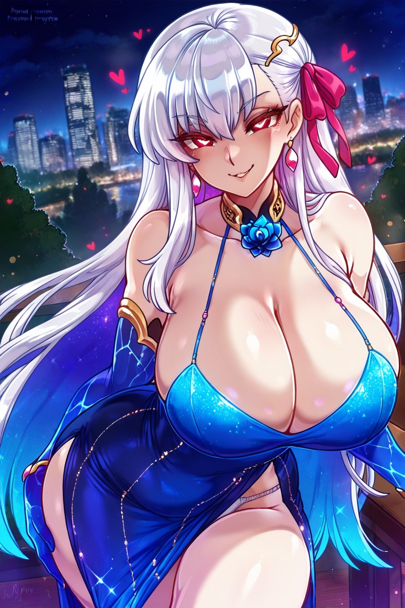 Night Time, Super Beautiful, Beautiful Hairpins Hentai AI Porn