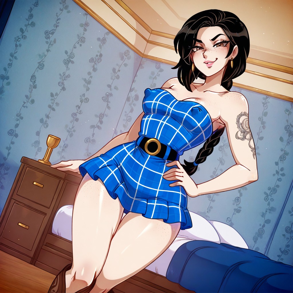 Dwarfism, Large Disney Eyes, Hyper Snatched Waist Hentai AI Porn