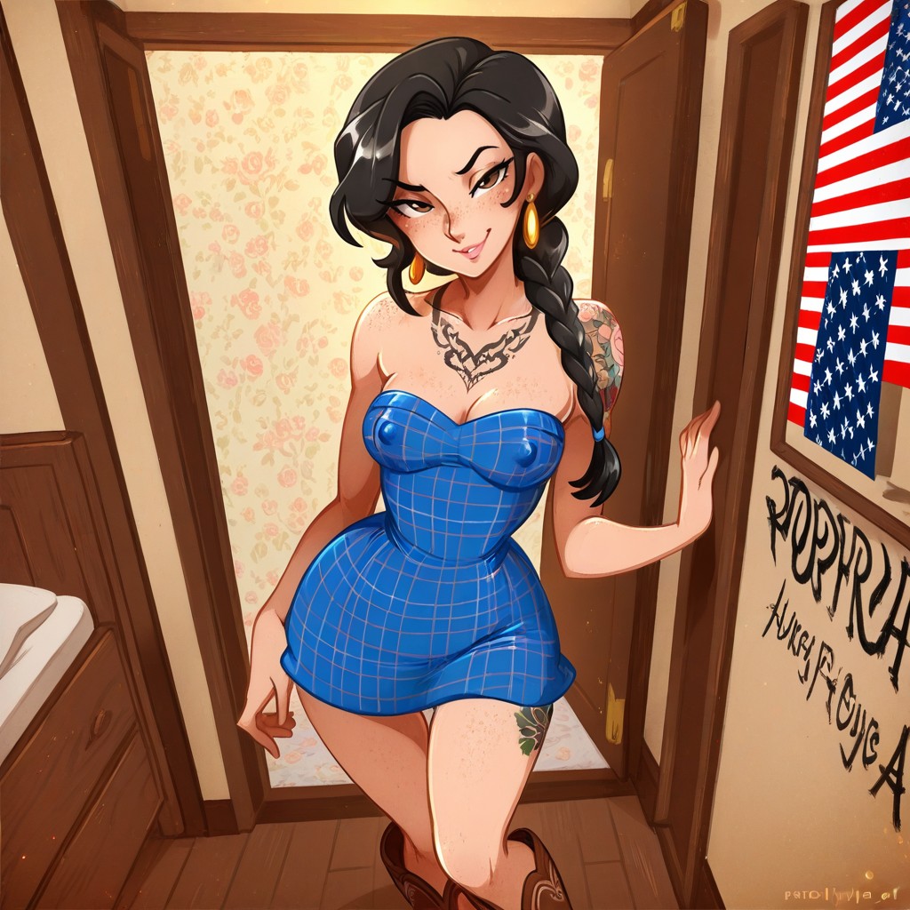 De Pie, Single Hair Braid, Slimlegs Hentai IA