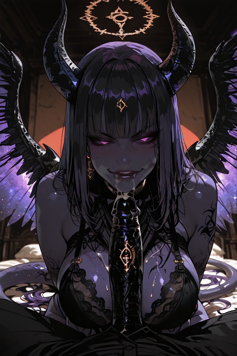 Highly Detailed, Pov, Luminous Violet Skin With Moving Golden Runes Porno IA Hentai