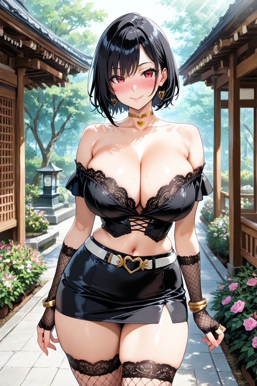 Detailed Hands, Japanese Garden, Ultra-detailed Hentai AI Porn