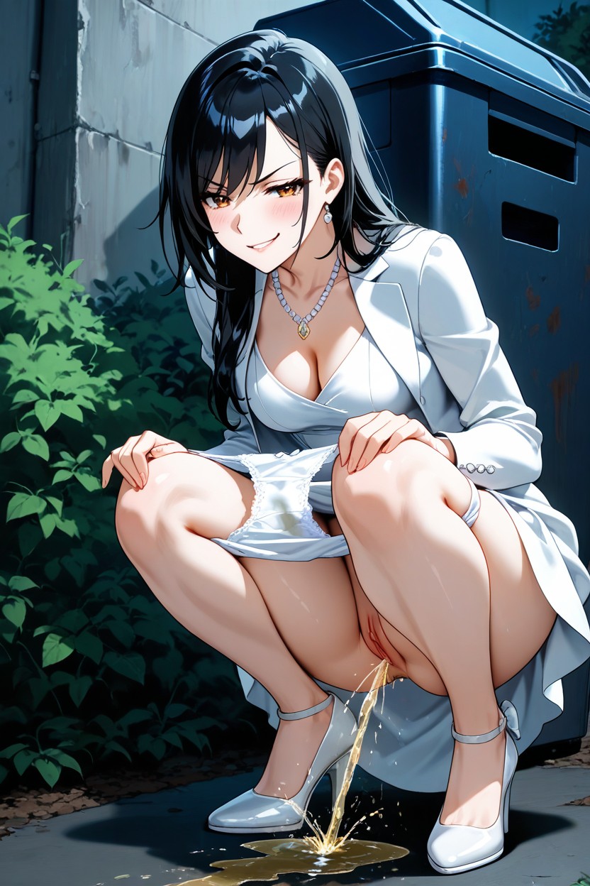 Squat Near Bushes, Delgada, Eve From Stellar Blade Secretary Hentai IA