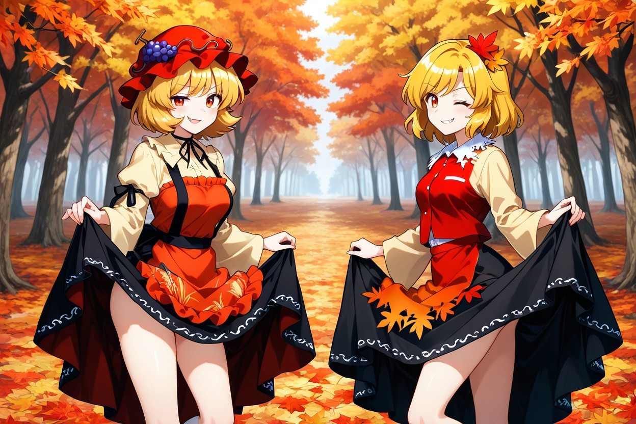 Perfect Eyes, Long Skirt, Red Eyes Porno IA Hentai
