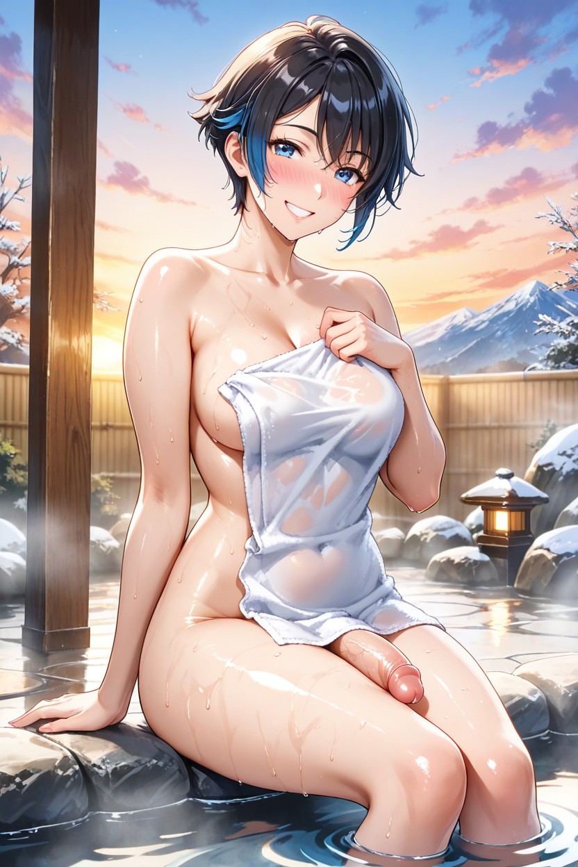 Sweaty, Solo, Tomboy Hentai AI Porn