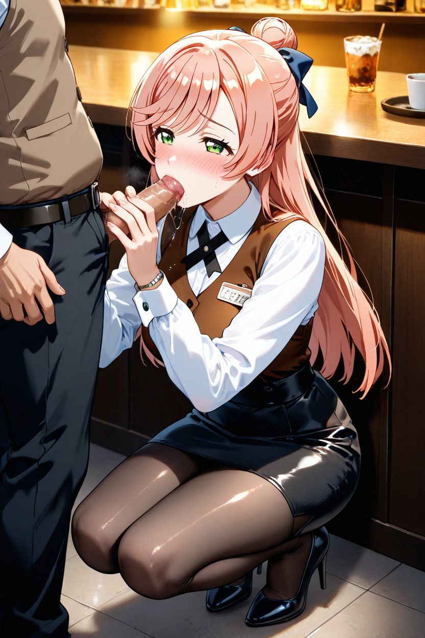 Shining Lights, Brown Vest, Tiptoe Hentai IA