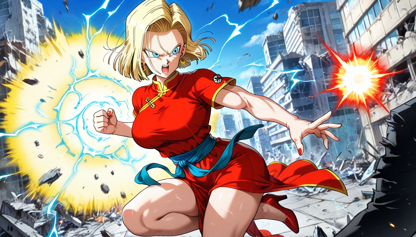 Detailed Face, Destroyed Buildings, Fit Hentai AI Porn
