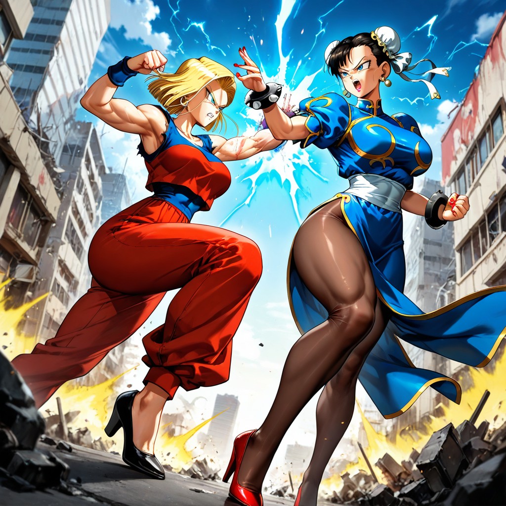Shooting Energy Blast From Her Hands, 25+, Ultra Detailed Hentai AI Porn