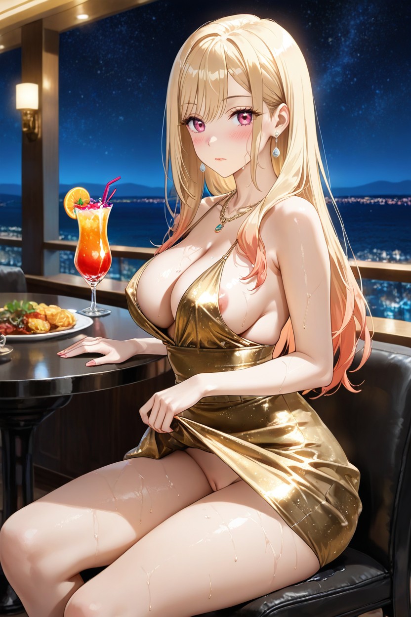 Solo, Medium Breast, Necklace Hentai AI Porn