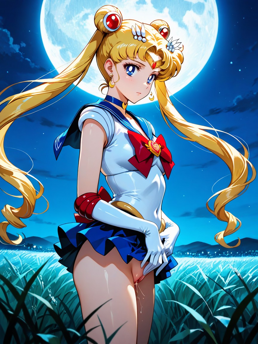 Standing, Small Breasts, Calm Standing Hentai AI Porn