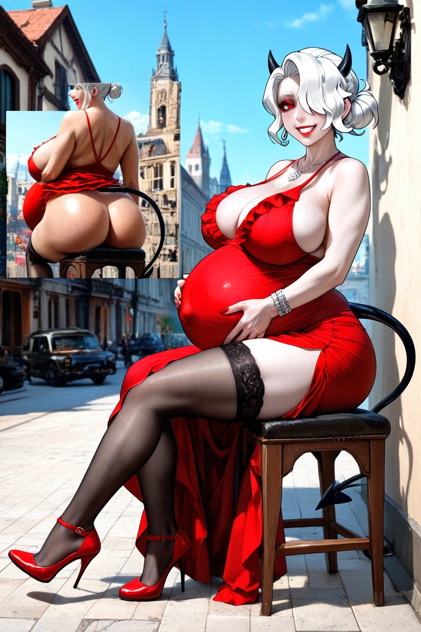 Long Eyelashes, Photo Realistic, Sitting Hentai AI Porn