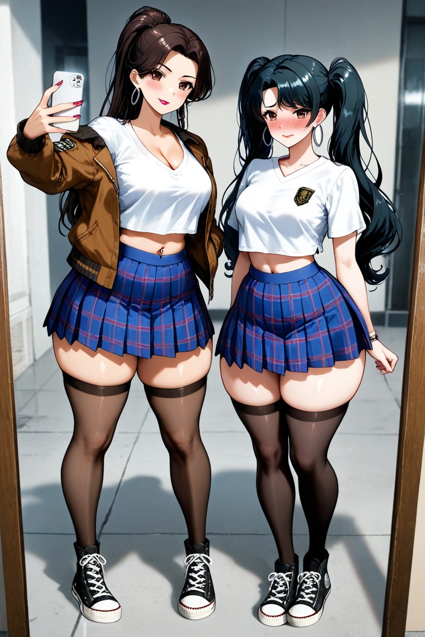 Perfect Body, Lipstick, And A Girlfriend-like Appearance Hentai AI Porn