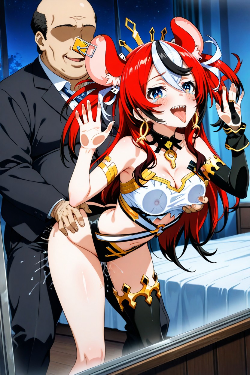 Another Male Hand On Breast, Deep Sex, Face Pressed Against Glass Hentai IA