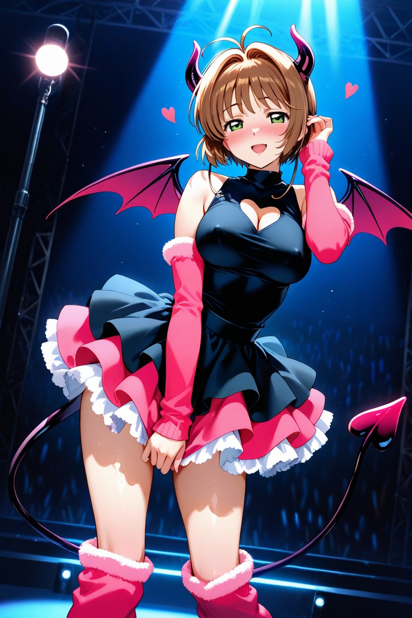 Detailed Clothes, Blush, Contrappost Hentai AI Porn