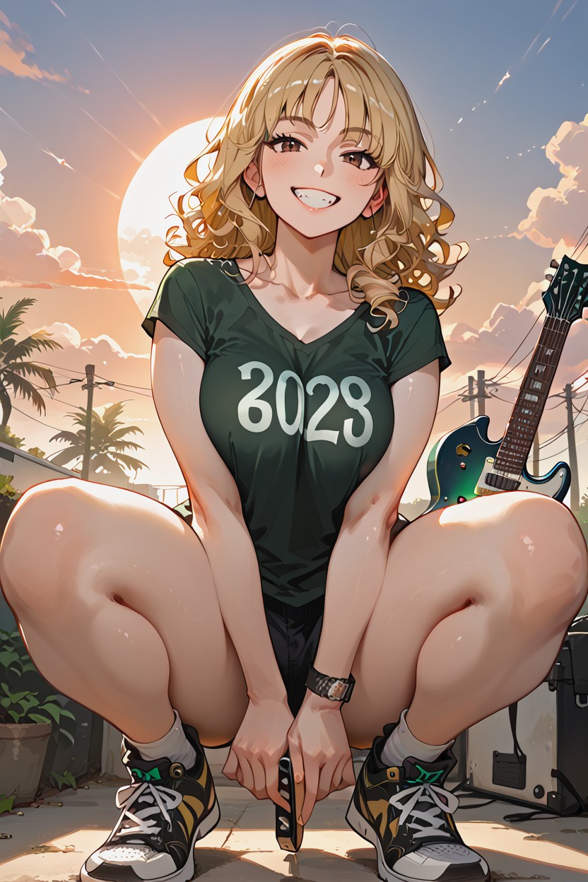 Volumetric Lighting, Voluminous Hair, Cleavage Hentai AI Porn