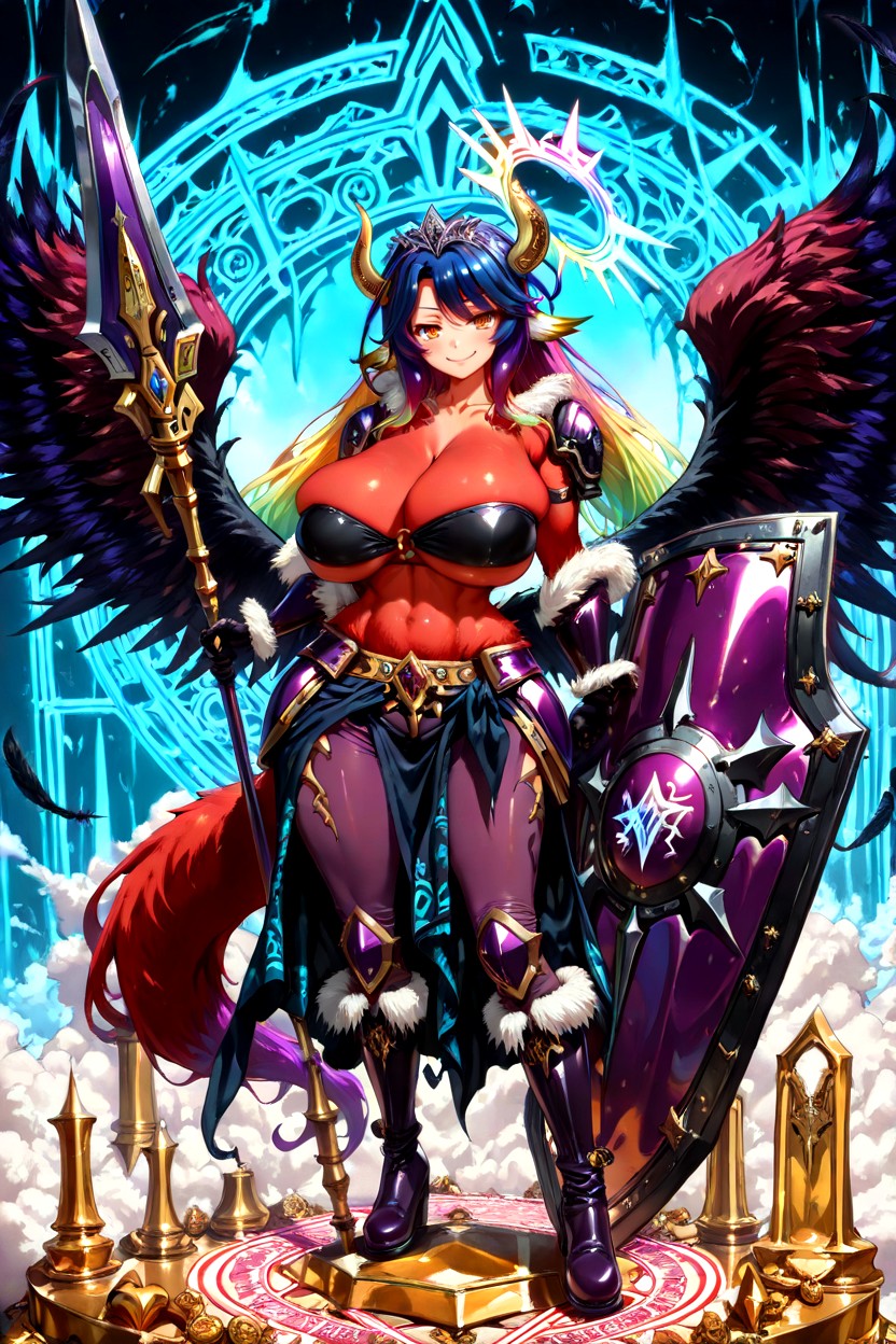 Succubus Head Wings, Glowing Eyes, Snatched Waist Hentai KI Porno