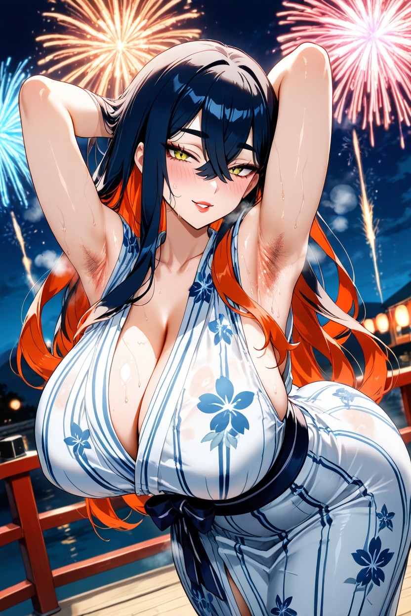 Hdr, With Yukata, Dynamic Angle Hentai KI Porno