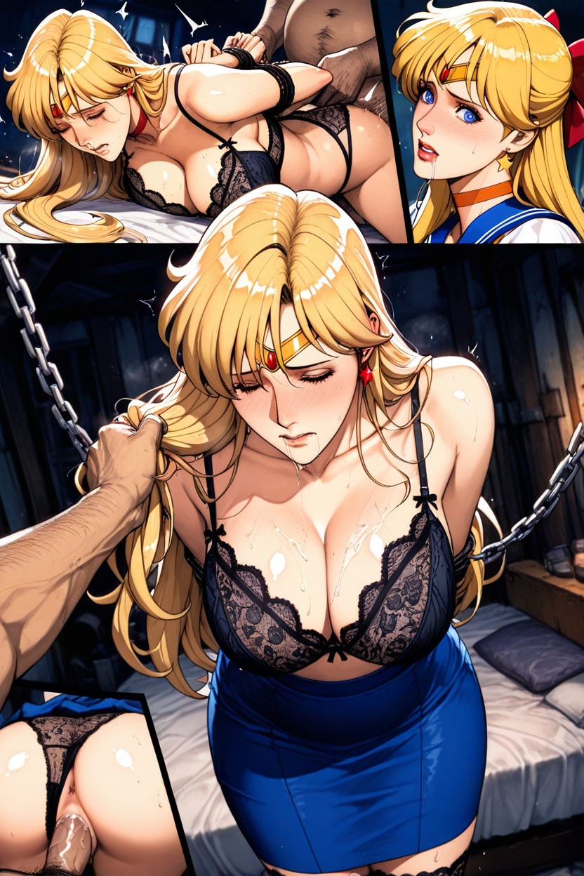 Intense Penetration, Restrained, Face Down Hentai IA