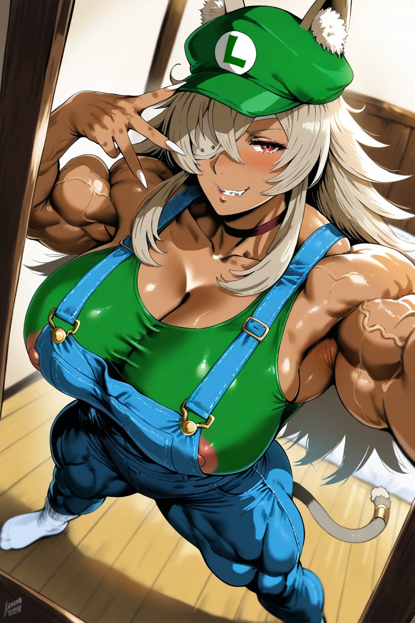 Selfie, Pink Nipples, Breasts Exosed Hentai IA