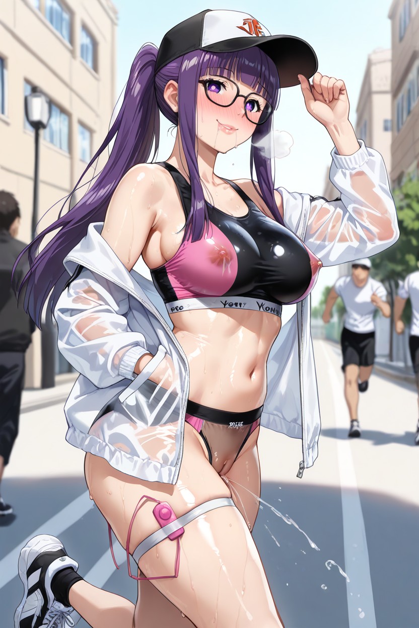 Humid, Socks, Mischievous (smiling While Blushing) Hentai AI Porn