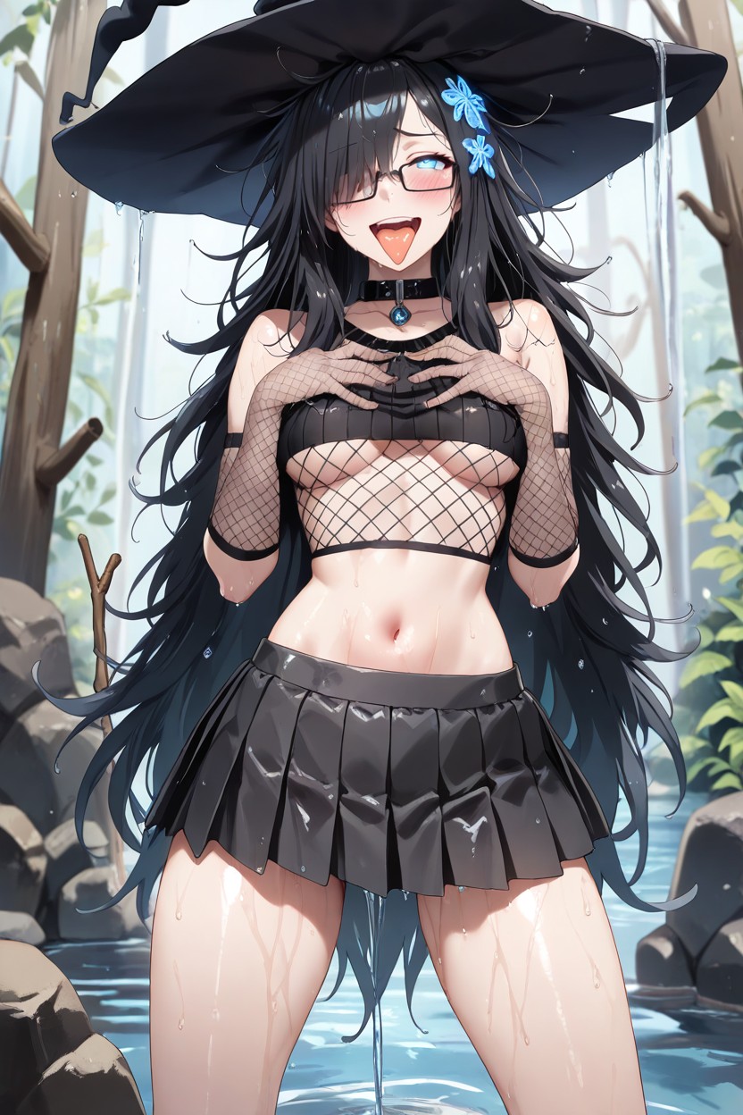 Spread Legs, Sunny Day, Pale Skin Hentai AI Porn