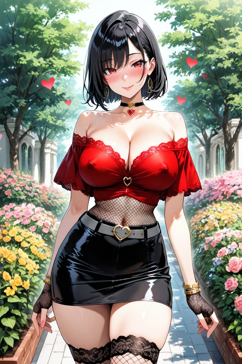 Many Details, Blushing, Sunlight Hentai AI Porn