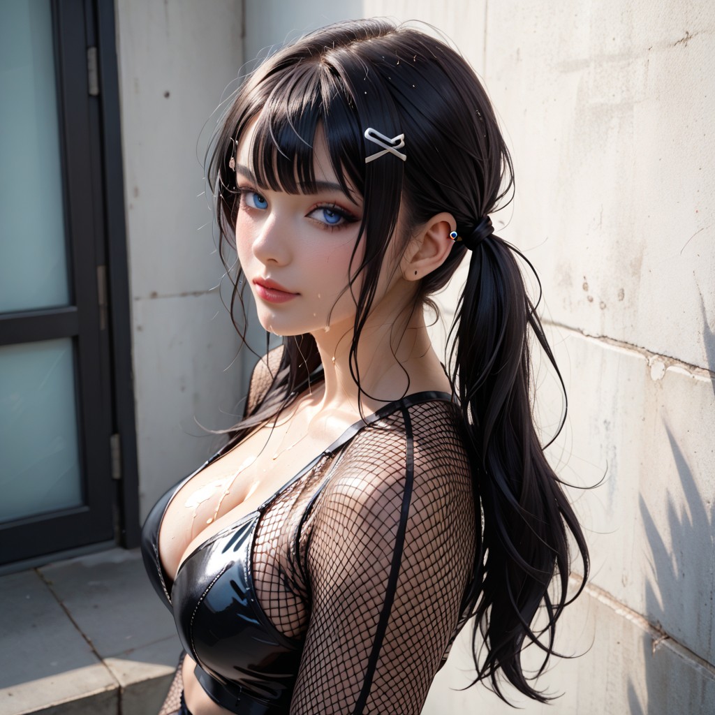 Dripping, Hypnotic Eyes, Side View Hentai AI Porn