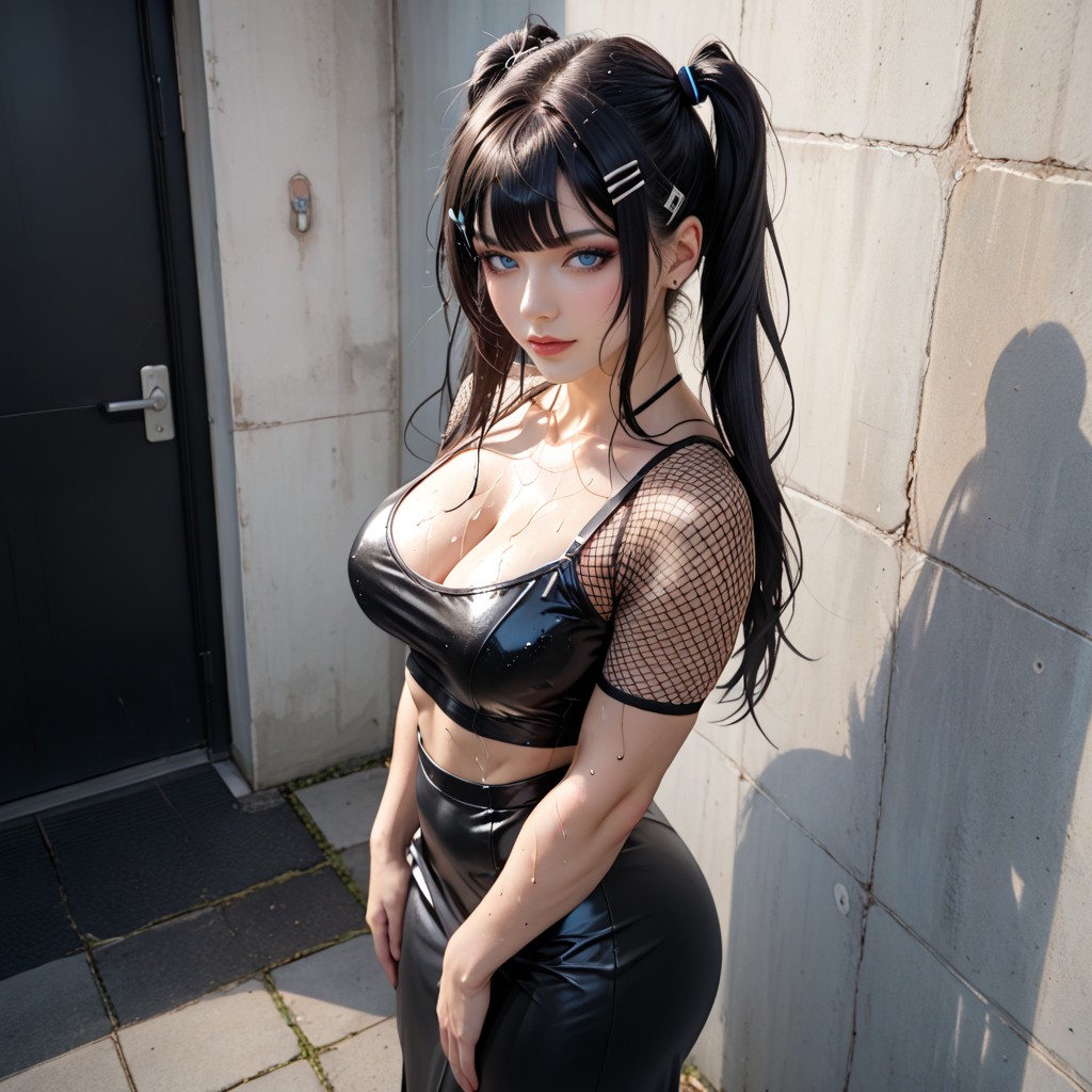 Twintails, Hypnotic Eyes, Ultra Detail Hentai AI Porn