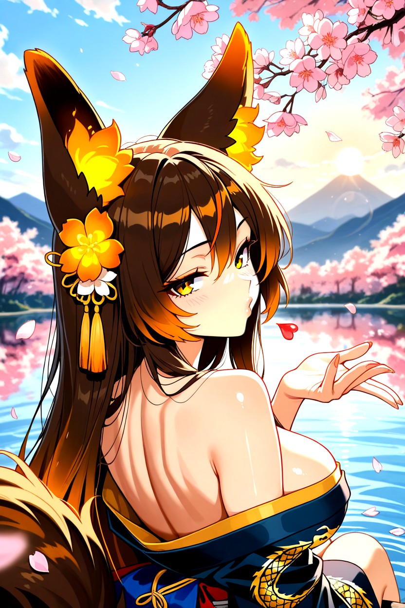 Very Aesthetic, Upper Body, Blue Sky Hentai AI Porn