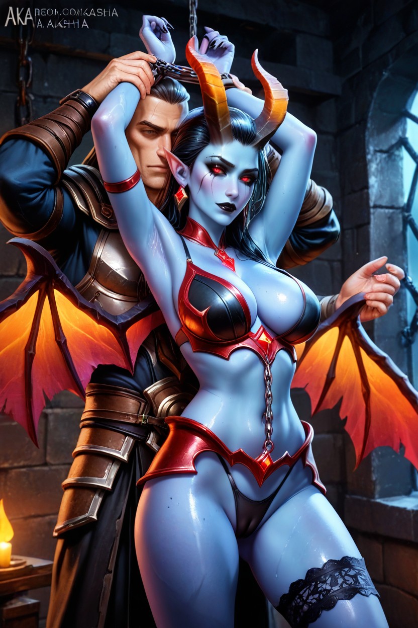 Man Is Free, Hair Slicked Back, Girl Hentai AI Porn