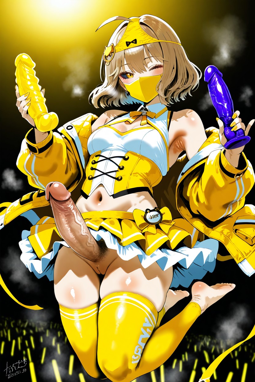 Sur Scène, Detailed Penis, Art Style Neisan Porno IA Hentai