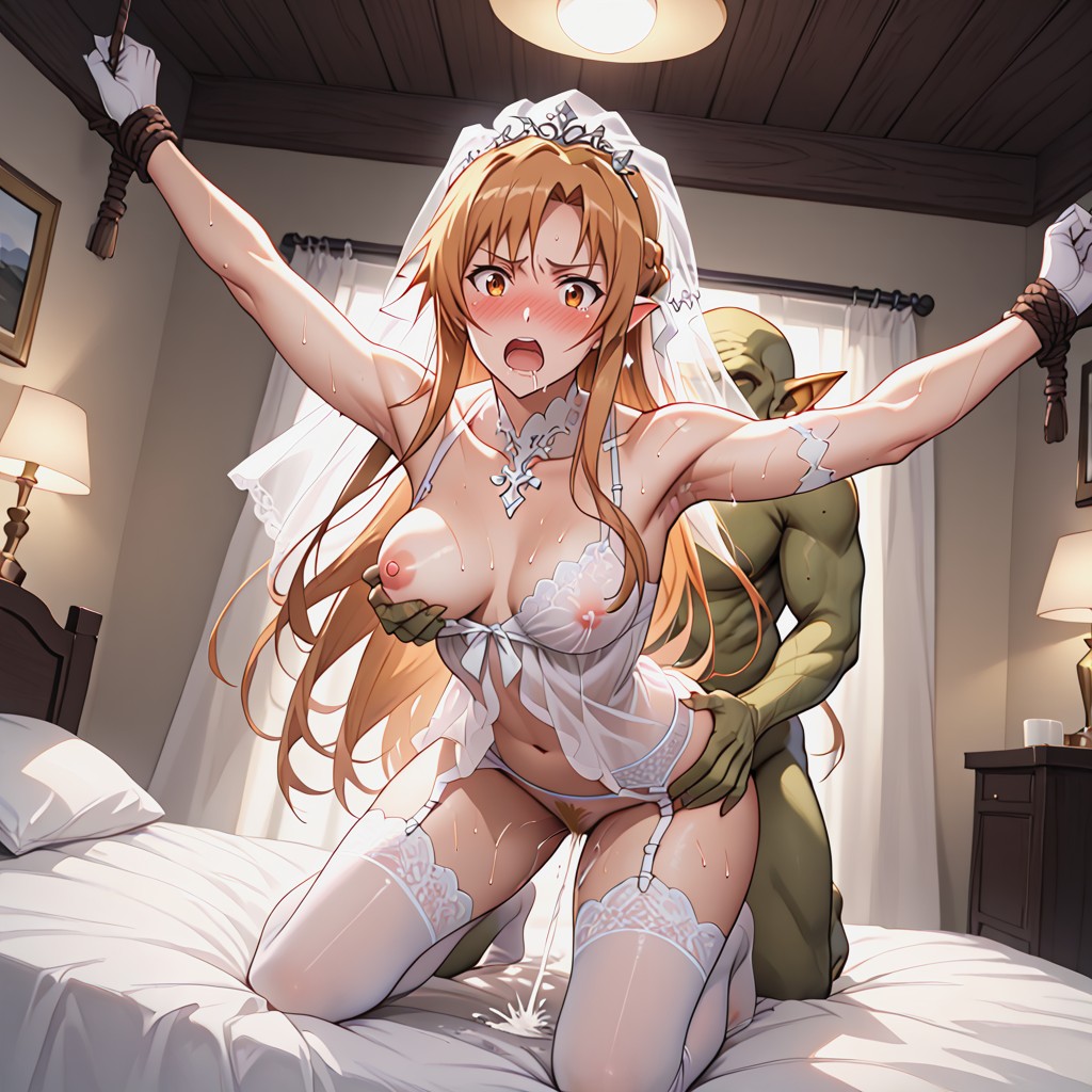Lethargy, Goblin Suck Nipple, Hands Tied Hentai AI Porn