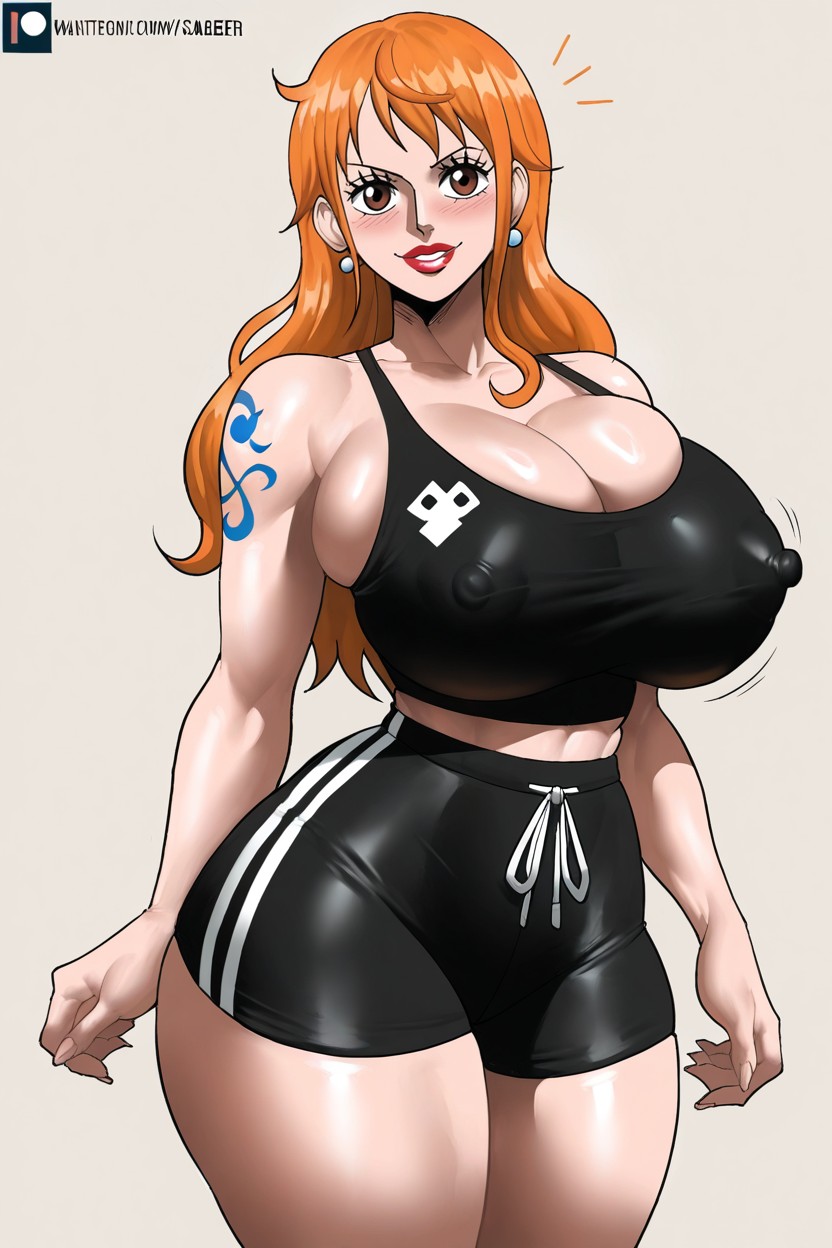 Curvy Body, Pechos Masivos, Thick Thighs Hentai IA