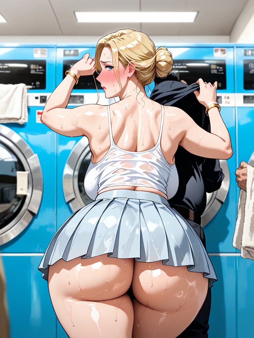 Wide Hips, Gold Bracelets, Thick Thighs Hentai AI Porn