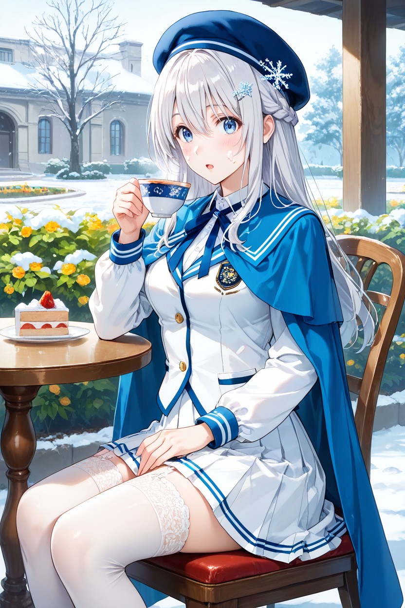 25+, Sitting, Chair Hentai AI Porn