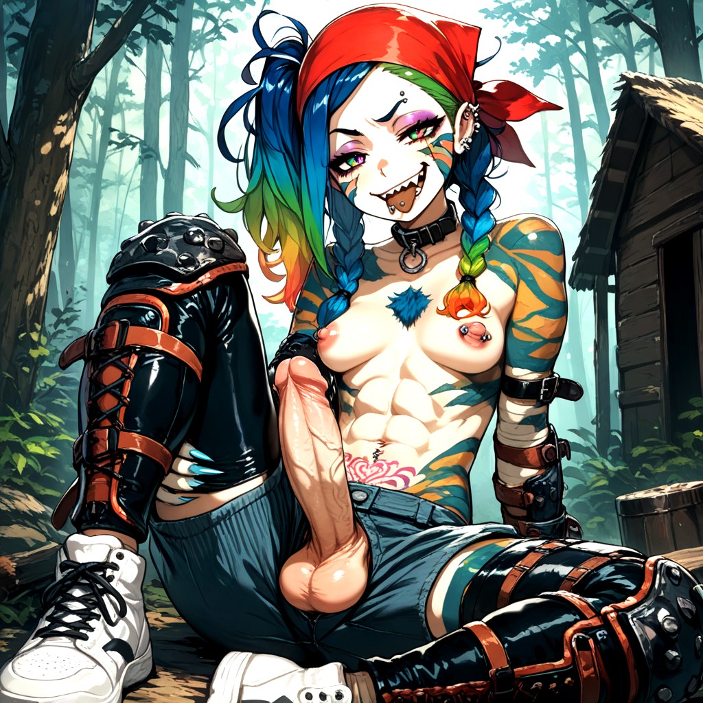 Foreskin, Heavy Makeup, Sharp Teeth Hentai IA