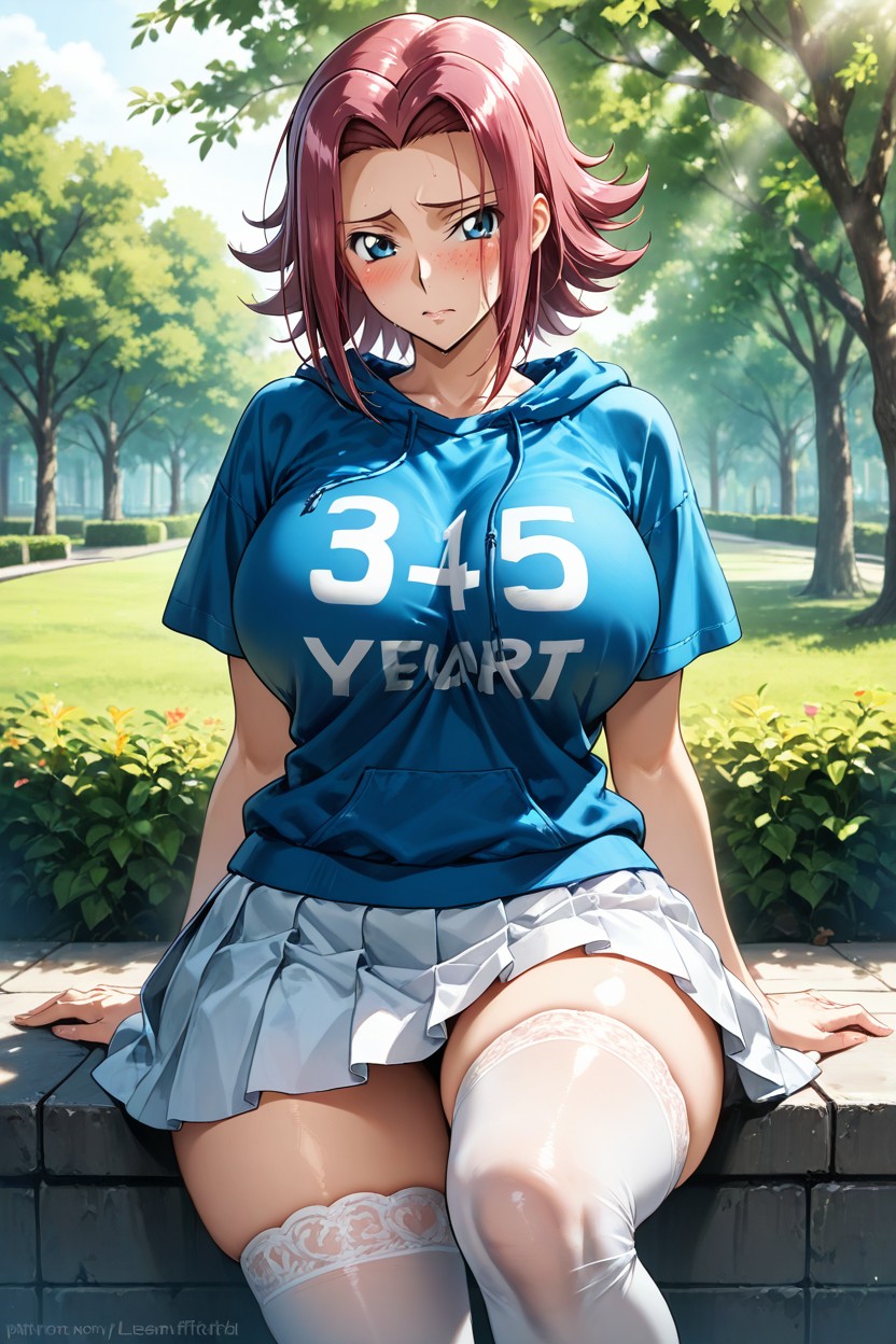 Face, Pleated Skirt, Extremely Blush Hentai AI Porn