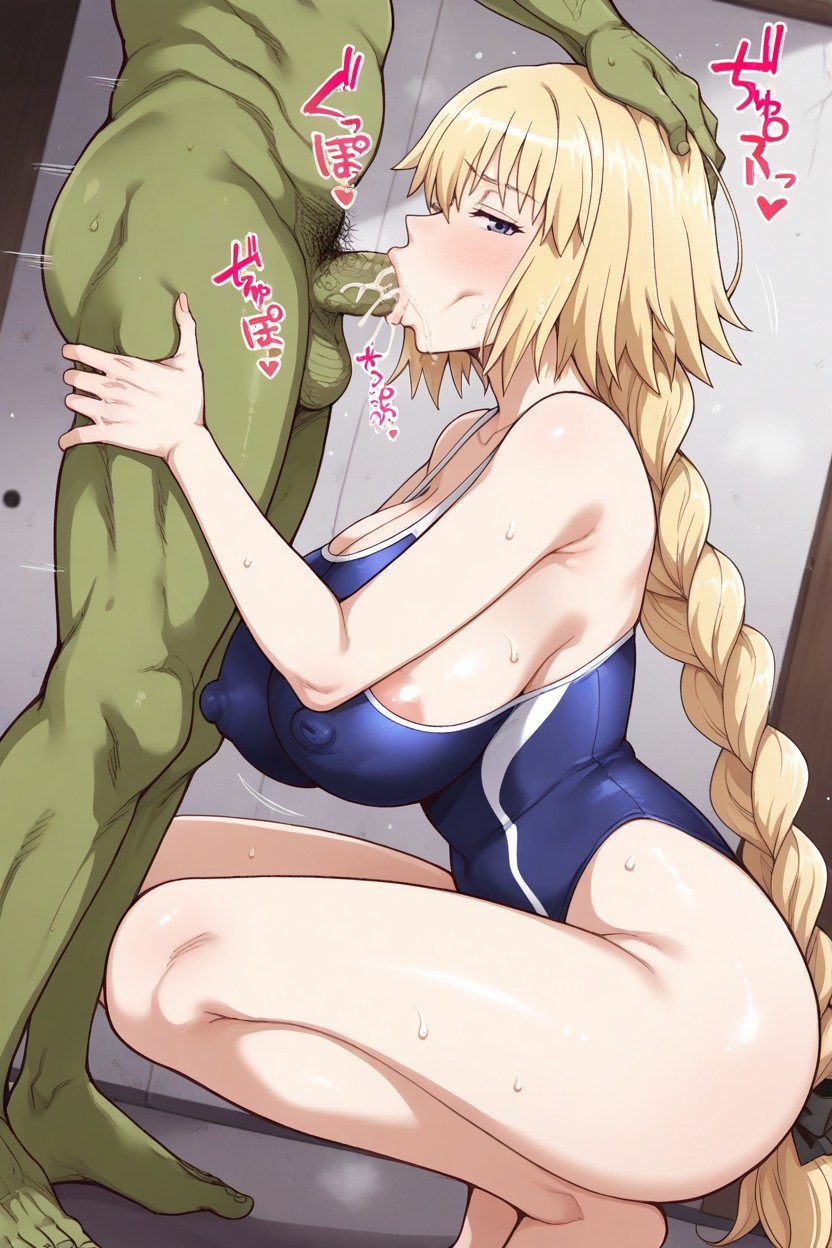 Cum Overflow The Mouth, =, Beautiful Hentai AI Porn