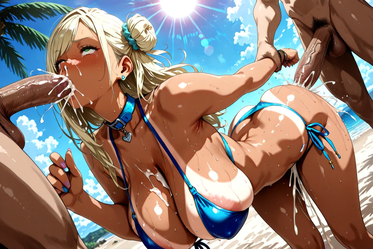Doggystyle, Two, Breast Exposed Hentai IA