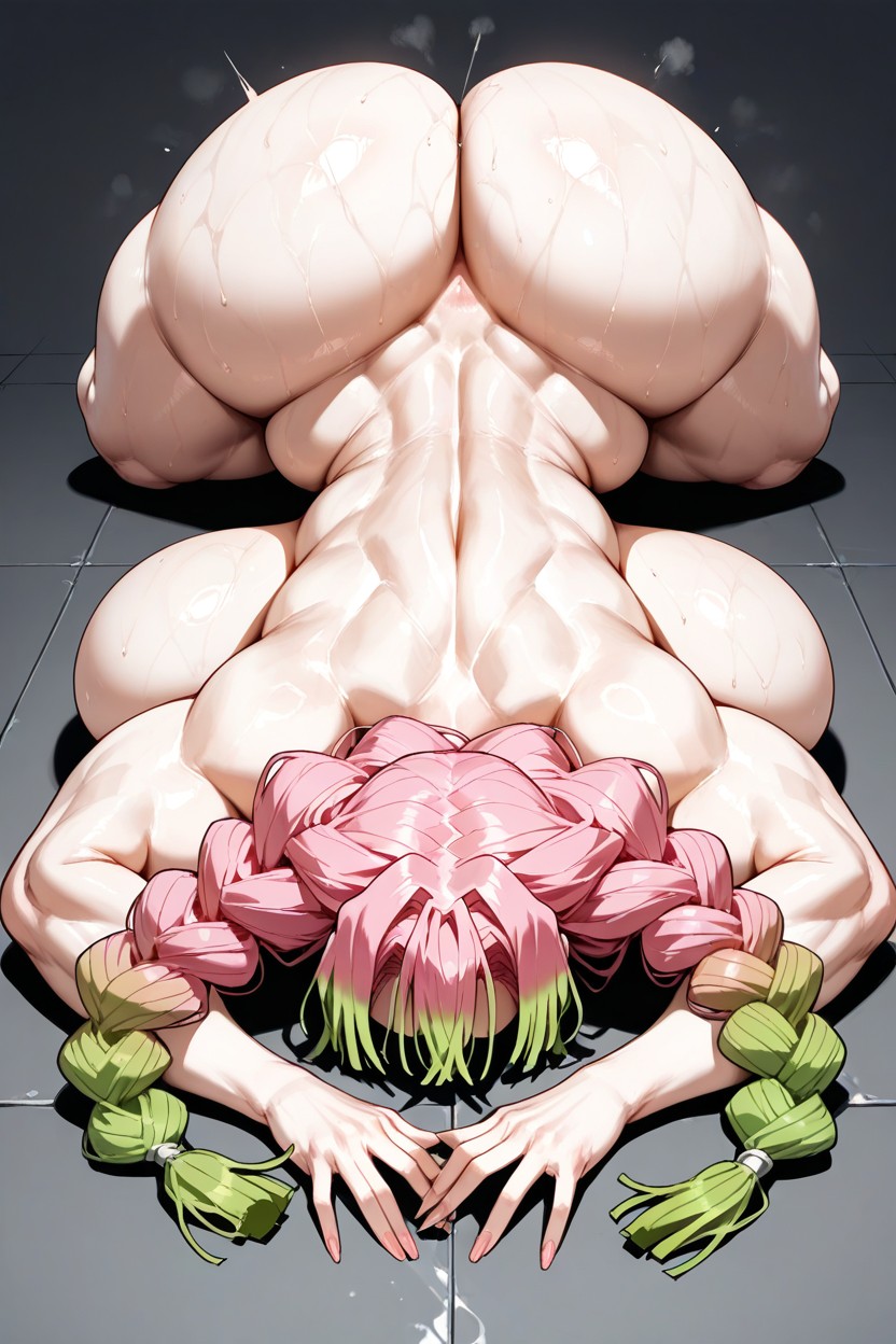 Male Orcs Around, Fat Wide Waist, Hyper Giant Breasts Hentai AI Porn