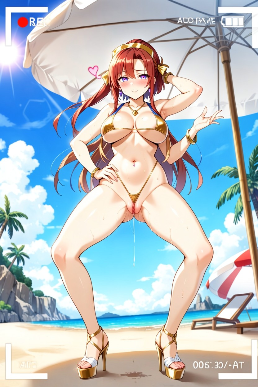 Smug Expression, Standing, Whore Hentai AI Porn