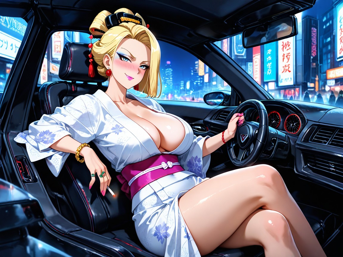 Body, Extremely Beautiful Woman, Smug Expression Hentai AI Porn