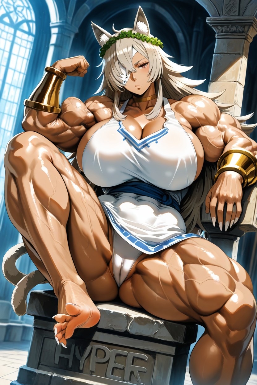 Neisan Art Style, Bare Legs No Pants, Dynamic Pose Hentai AI Porn