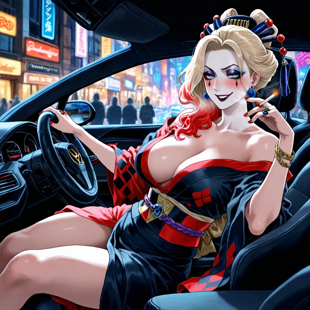 Perfect Fit Body, Smug Expression, Red Nails Hentai AI Porn