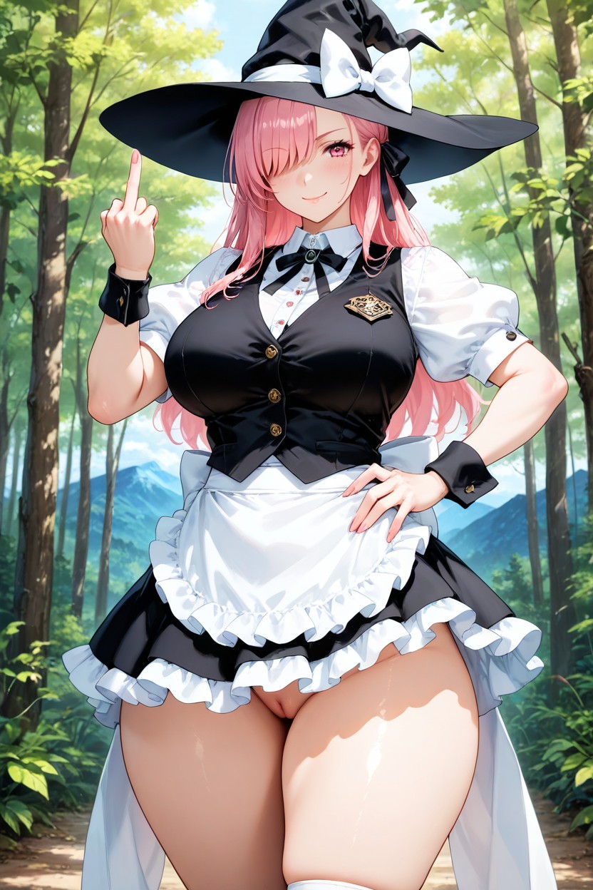 18+, Back Bow, Puffy Sleeves Hentai AI Porn