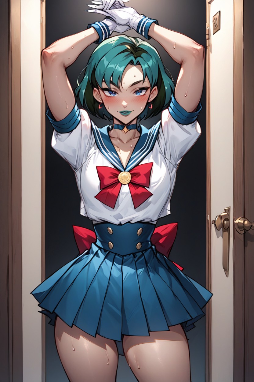 Waist Shot, White Shirt, Looking At Viewer Hentai AI Porn