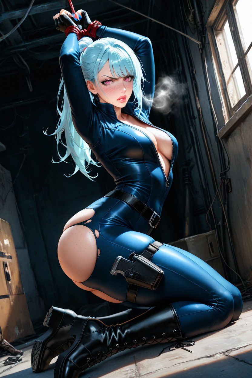 Cinematic Lighting, Deep Neckline, Enojada Hentai IA